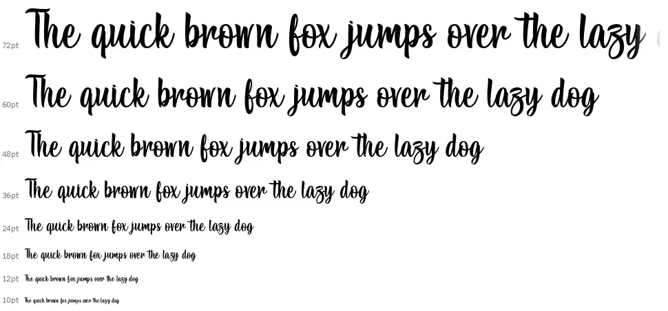 Make the Bestfont waterfall