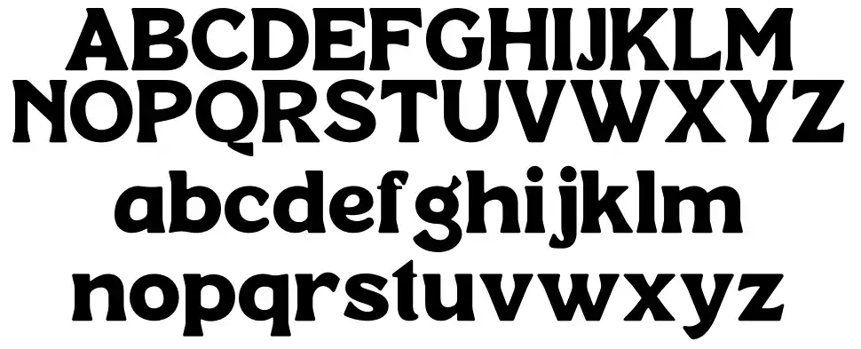 Manbortfont specimens
