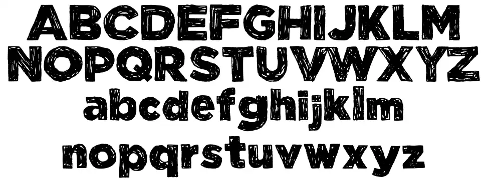 Manhattan Handfont specimens