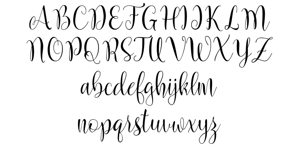 Marcellina Scriptfont specimens