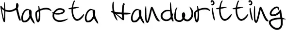 Mareta Handwritting