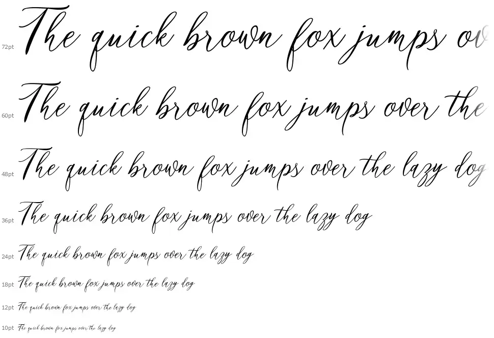 Matania Scriptfont waterfall