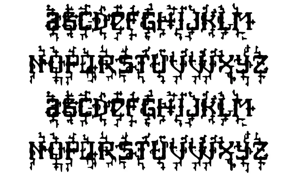 MB Poisoned Typefont specimens
