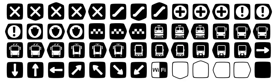Metrofontfont specimens