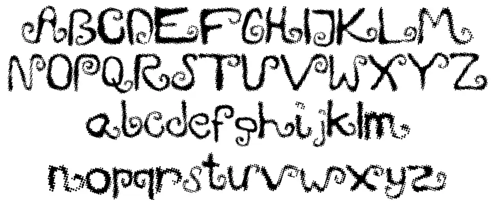 Mieszkanie9font specimens