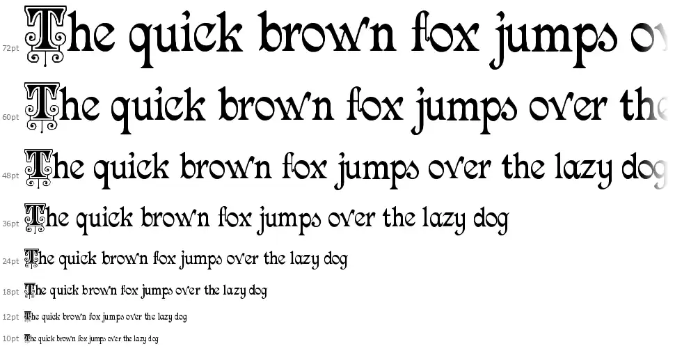 Minster MS&Jfont waterfall