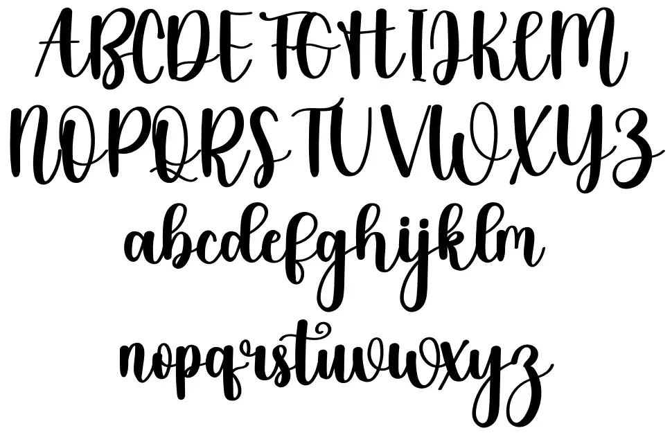 Mint Candyfont specimens