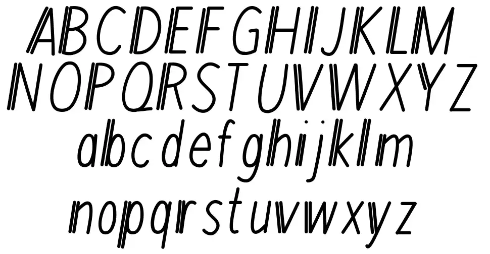 Mix Duplefont specimens