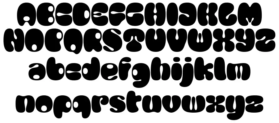 Mochita Displayfont specimens