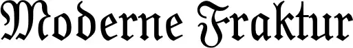 Moderne Fraktur