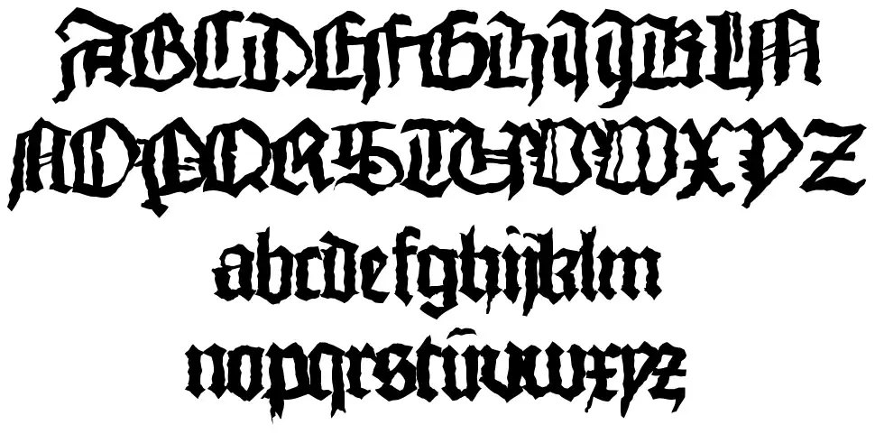 Monks Writingfont specimens