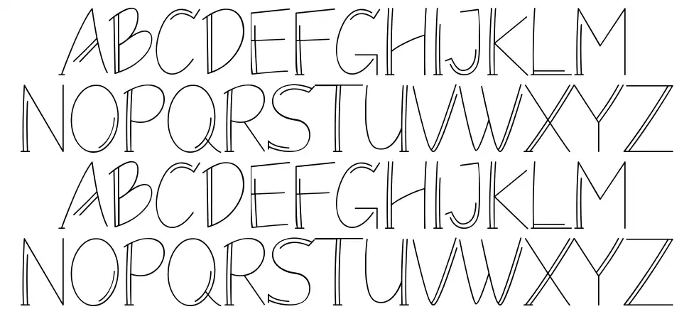 Monolismfont specimens
