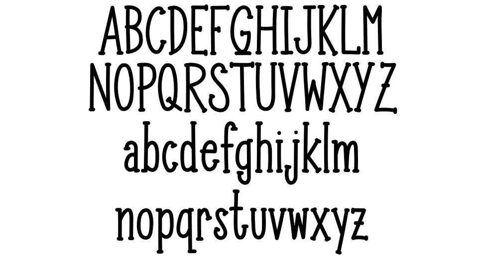 Month Flowerfont specimens