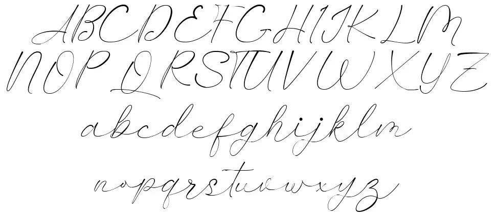 Mornlightfont specimens