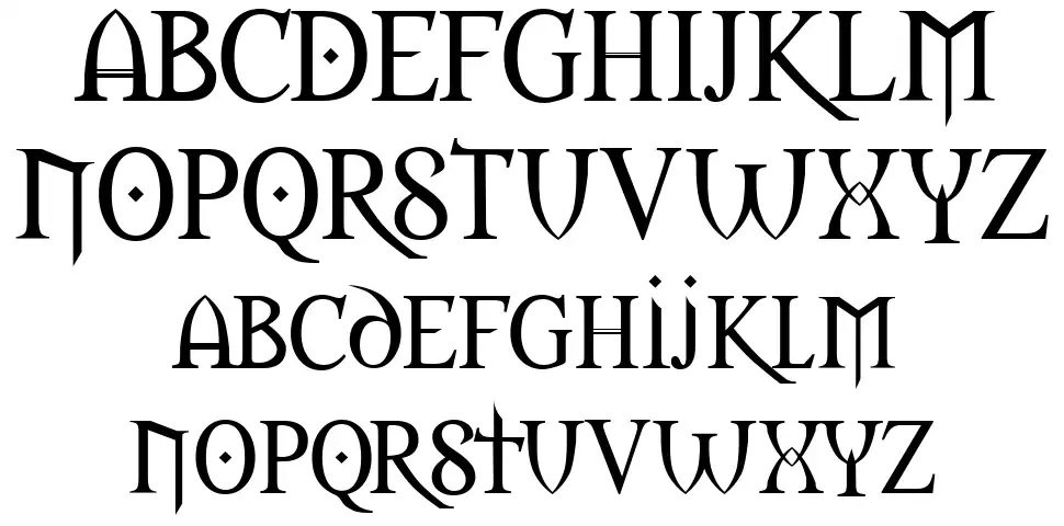 Morpheusfont specimens