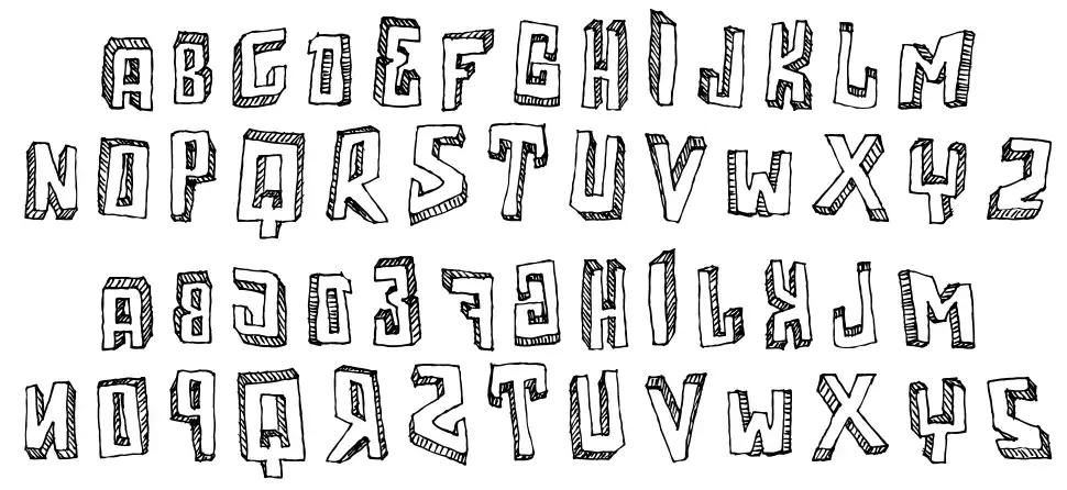 Motherfunkerfont specimens