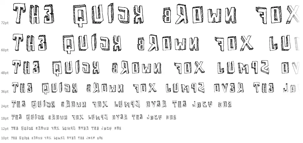 Motherfunkerfont waterfall