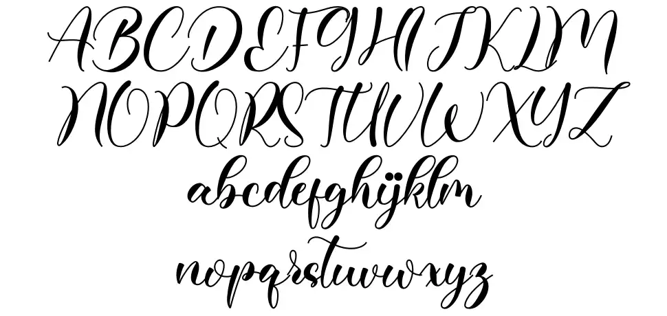 Motherlovefont specimens
