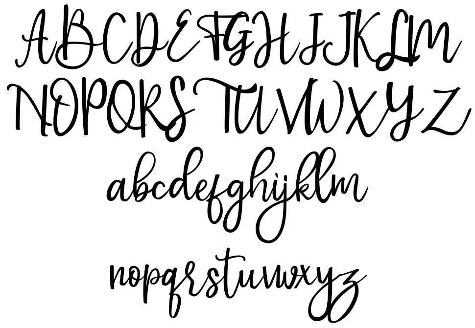 Mottionfont specimens