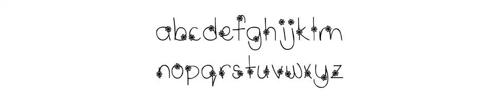 MTF Wildflowerfont specimens