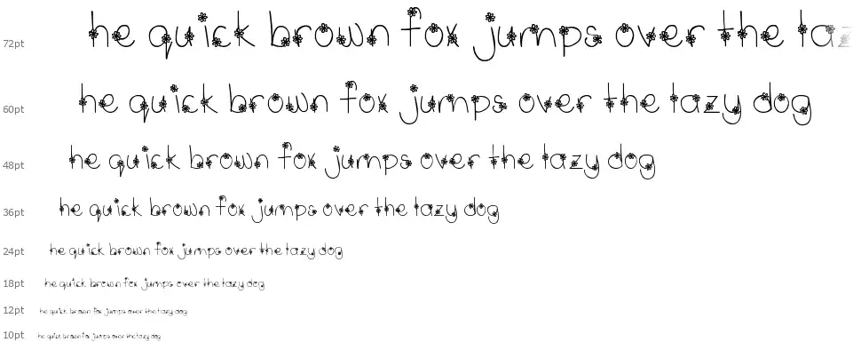 MTF Wildflowerfont waterfall