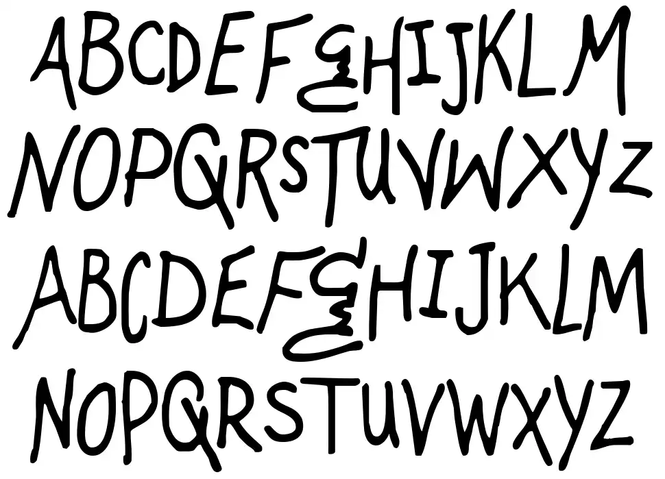 Mugnutsfont specimens