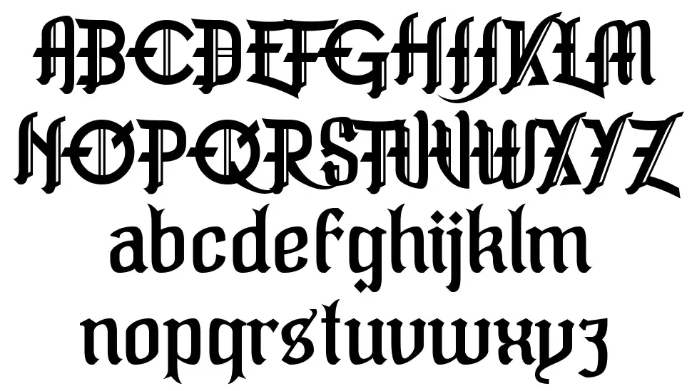 Murphy's Follyfont specimens