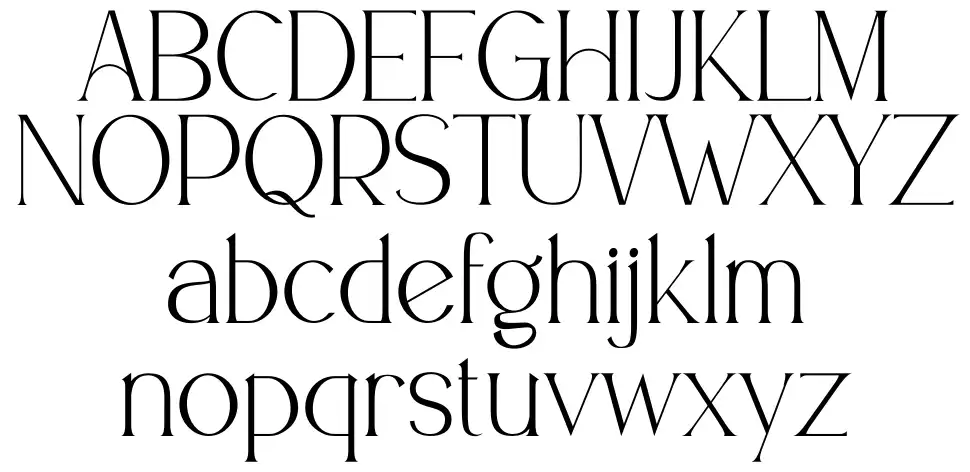 Mutalis Fashionfont specimens