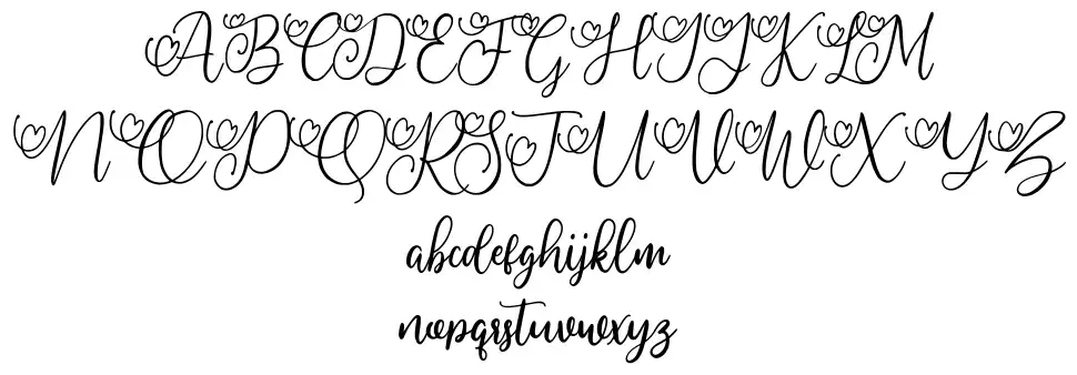 My Lovelyfont specimens