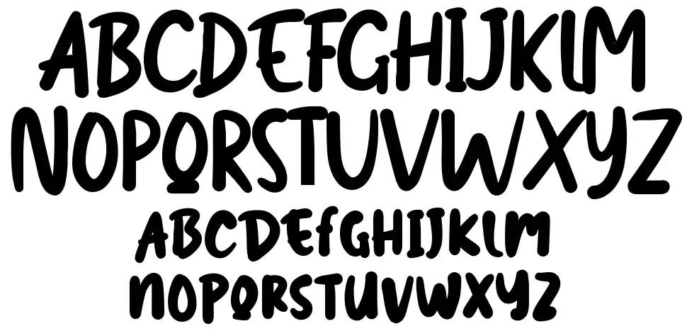 MyBookfont specimens