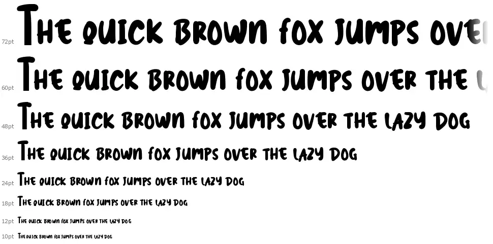 MyBookfont waterfall