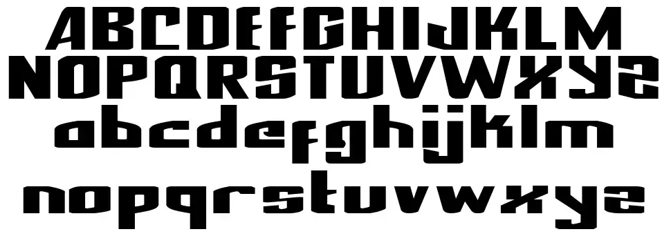 National Expressfont specimens