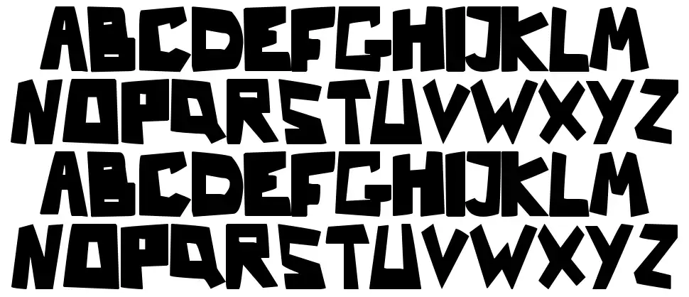 Nb Strangefont specimens