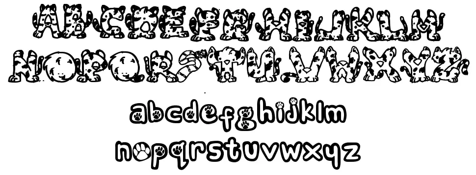 Neko! Neko!font specimens