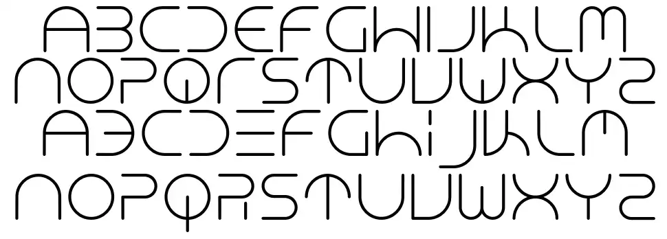 Neon Club Musicfont specimens