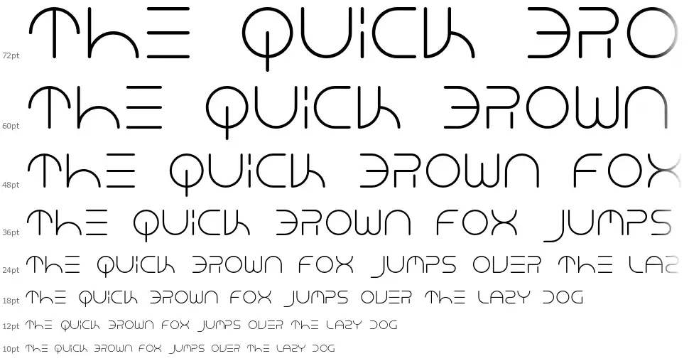 Neon Club Musicfont waterfall
