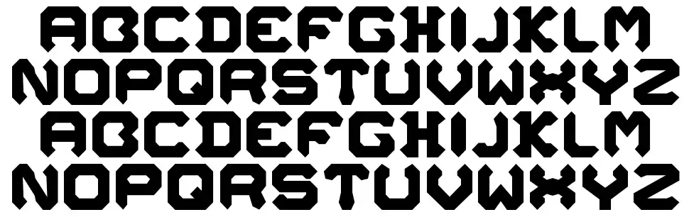 Neovixfont specimens