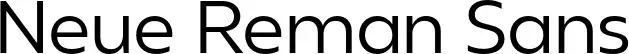 Neue Reman Sans