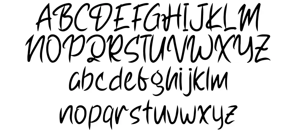 Night Lightfont specimens