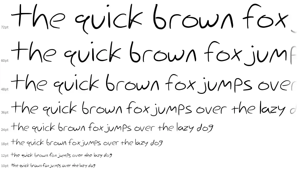 Nihilschiz Handwritingfont waterfall