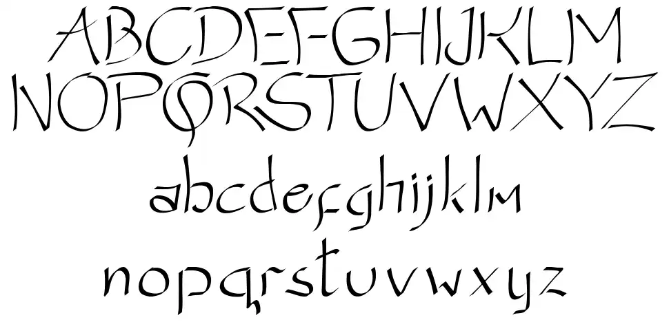 Ninja Warriorfont specimens