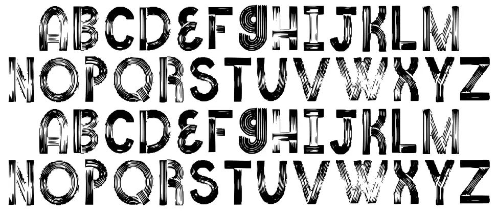 Noodlesfont specimens