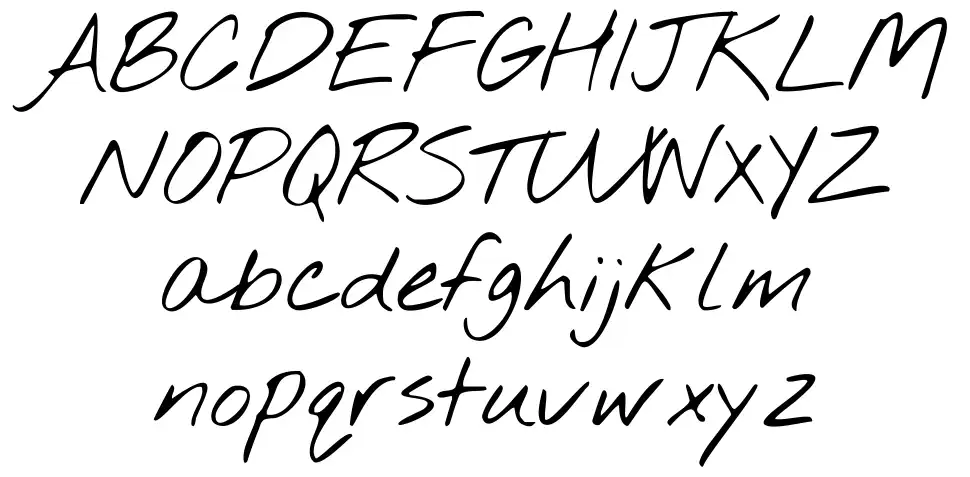 Nothing You Could Dofont specimens