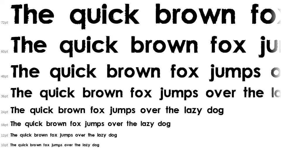Nu Century Gothicfont waterfall
