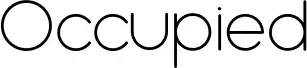 Occupied