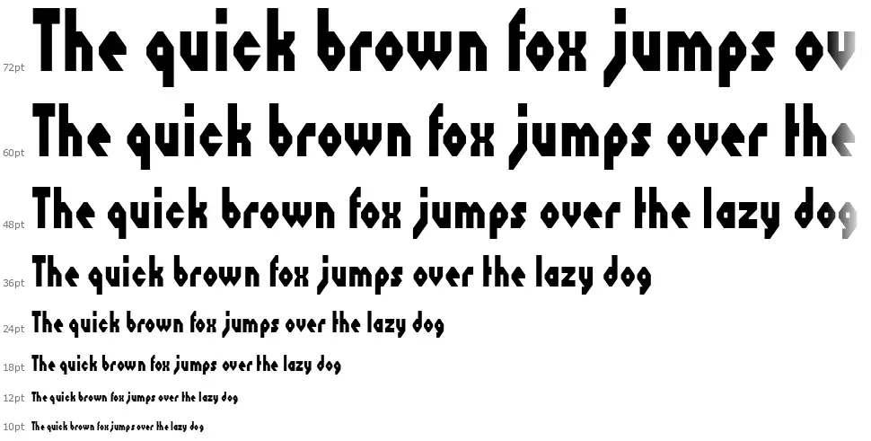 Octoville-Regularfont waterfall