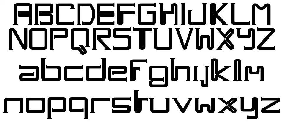One Wayfont specimens