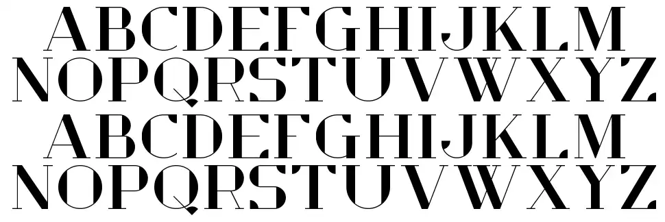 Opulentfont specimens