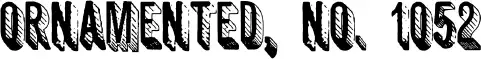 Ornamented, No. 1052