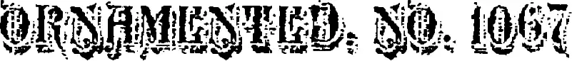 Ornamented, No. 1067